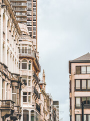Obraz premium Street view of downtown in Ostend, Belgium