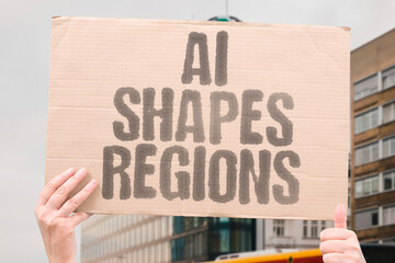 "AI Shapes Regions" Technology lifts capability. AI. REGIONS. DEVELOPMENT. ACCESS. GROWTH.