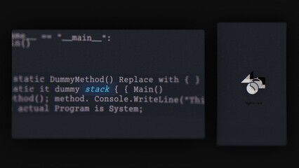 Coder Match Cut Transition Documentary Style Filler - Quick Intro With Text And Logo (Horizontal, Vertical, Square)