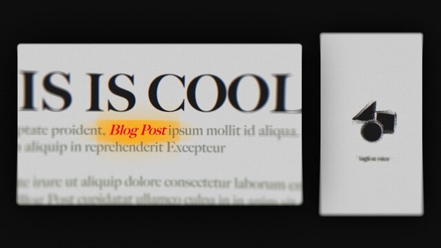 Blog Match Cut Transition Documentary Style Filler - Quick Intro With Text And Logo (Horizontal, Vertical, Square)