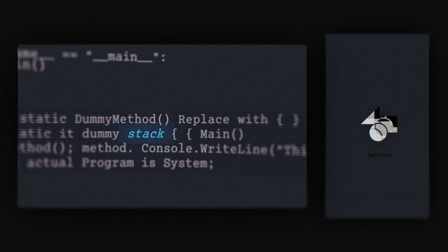 Coder Match Cut Transition Documentary Style Filler - Quick Intro With Text And Logo (Horizontal, Vertical, Square)