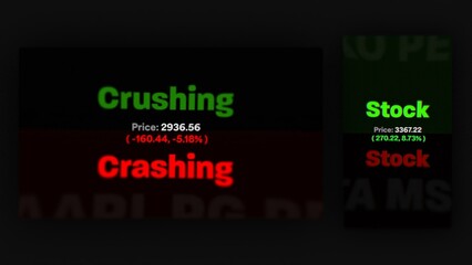 Stock Market Match Cut Transition Documentary Style Filler - Quick Intro With Text And Logo (Horizontal, Vertical, Square)