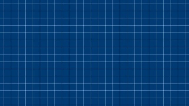 Blue engineering blueprint grid loop for construction and architecture