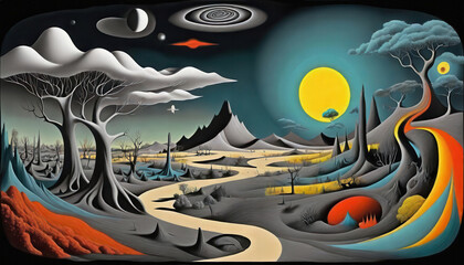 Fototapeta premium Surreal Landscape