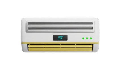 Air Conditioner Displaying 20 Degrees Celsius