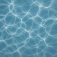 Clear blue water with sunlight caustics