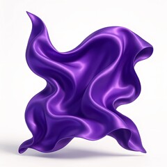 Abstract Flying Purple Drapery: Dynamic and Smooth Texture Background.