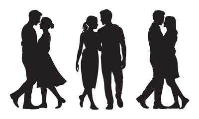 Romantic Couples Silhouettes