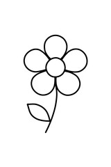 vector illustration of a flower