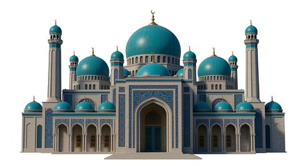 Obraz premium Blue Mosque 3D Rendering