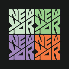 Happy New Year script text hand lettering. Design template Celebration typography poster, banner or greeting card for Merry Christmas and happy new year. Vector Illustration