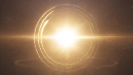 Countdown to the New Year 2020 to 2026 with Sparkling Golden Lights and Glittering Particles