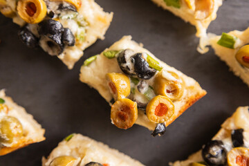 Cheese and Olives Bread Appetizer – Holiday Treat