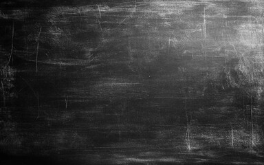 Fototapeta premium Horizontal chalk board background. Copy space stock photo. 