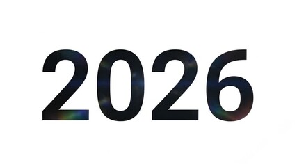 Date Reveal Countdown Timer Graphic with Holographic Numbers 03 02 01 2026