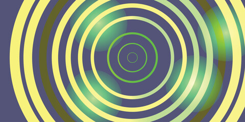 Abstract background  Neon green circles abstract pattern background Vector Illustration