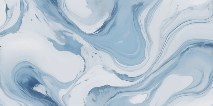 Abstract blue winter background of icy texture and white snow pattern