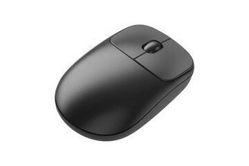 Computer Mouse with Rounded Design and Glossy Surface 3d icon in cartoon plastic style minimal isolated on transparent white background