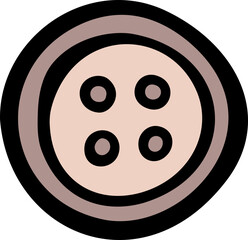 Fototapeta premium Doodle Button Hand Drawn