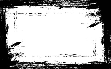 Grunge retro style frame for your projects photo