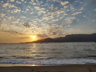 Sunset, Itagua&ccedil;u beach, Ilhabela, Sao Paulo, Brazil