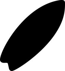 Surfboard Silhouette Icon