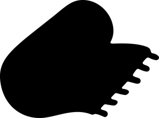 Hair Claw Clip Silhouette