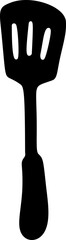 Spatula Hand Drawn Doodle