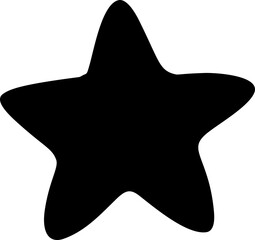 Doodle Star Hand Drawn