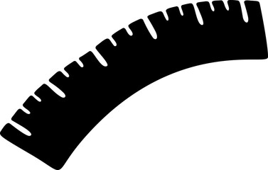 Curved Measuring Tape Doodle