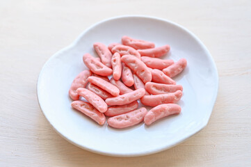 柿の種　あまおう苺味