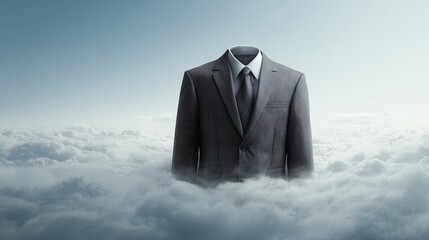 A business suit and tie.