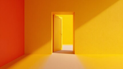 An open door to the light.