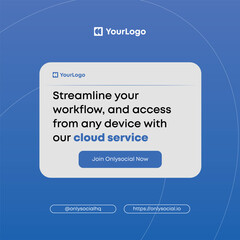 Poster & Social Media Set – Minimal Modern Design for Finance, Education, Business, Marketing & IT