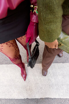Urban lifestyle and fashion of gen Z friends