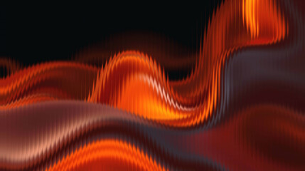 Vibrant orange and red wavy abstract background texture