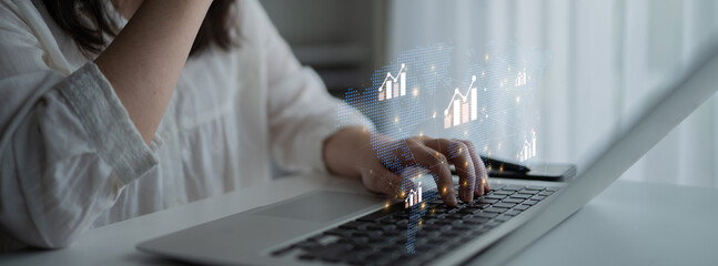 Visualization of global economic growth and stock market data. Financial chart analysis shows international business performance and investment opportunities in the world market. Fermion