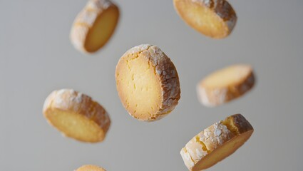 Floating Sugar Cookies in Minimal Composition