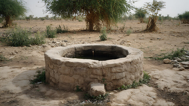  An empty water well portraying the scarcity due to less aid in development projects (3)