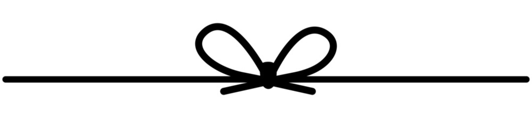 Gift bow collection features hand drawn ribbon knots in minimalist line style perfect for present tags, cards, and elegant packaging. Vector illustration isolated on white.