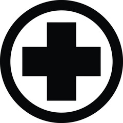 Obraz premium Medical cross symbol for healthcare