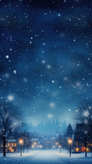Snowfall Christmas Night