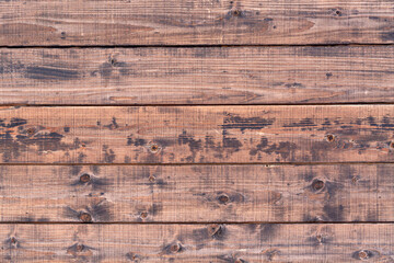 Empty natural brown wooden background. Wooden texture background. Wooden planks for your design.