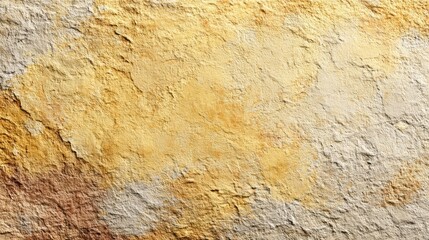Pastel yellow stone texture, realistic concrete effect background with vignette and surface details, ideal for digital design resources