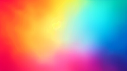 Colorful abstract gradient background. Soft blurred rainbow spectrum with a vibrant light effect. Modern wallpaper design