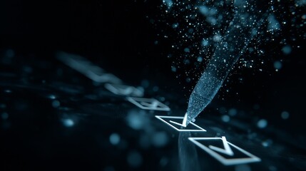 Captivating Digital Interaction: A Close-Up of Connectivity and Precision in the World of Technology and User Experience