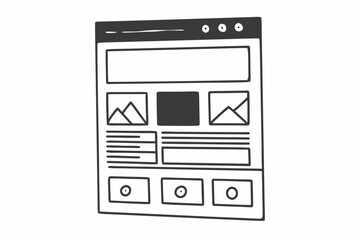 Flat Vector Dashboard UI with Charts, Cards, and Side Navigation &mdash; Minimal Professional SaaS Interface