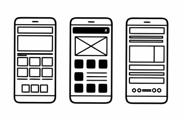 Flat Vector Dashboard UI with Charts, Cards, and Side Navigation &mdash; Minimal Professional SaaS Interface