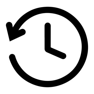 rewind time history arrow icon