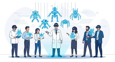 Exploring Future Technology: A Vision of Robotics and Virtual Reality Collaboration in Research